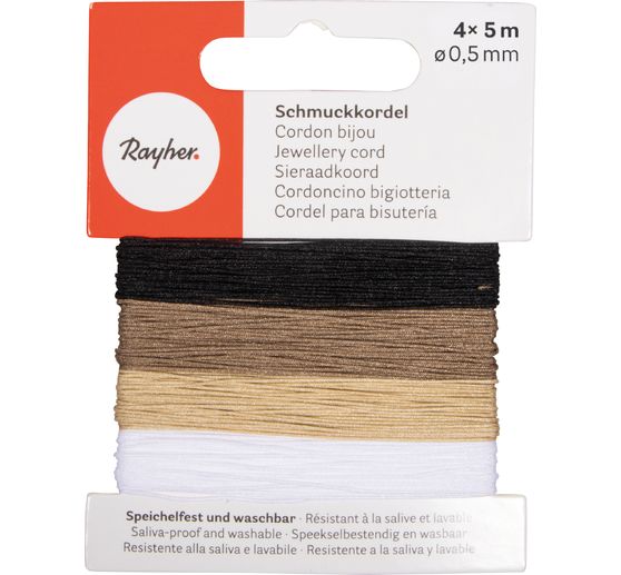 Cordon pour bijoux, 0,5 mm