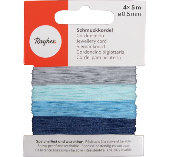 Cordon pour bijoux, 0,5 mm