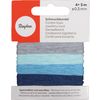 Cordon pour bijoux, 0,5 mm Mix bleu