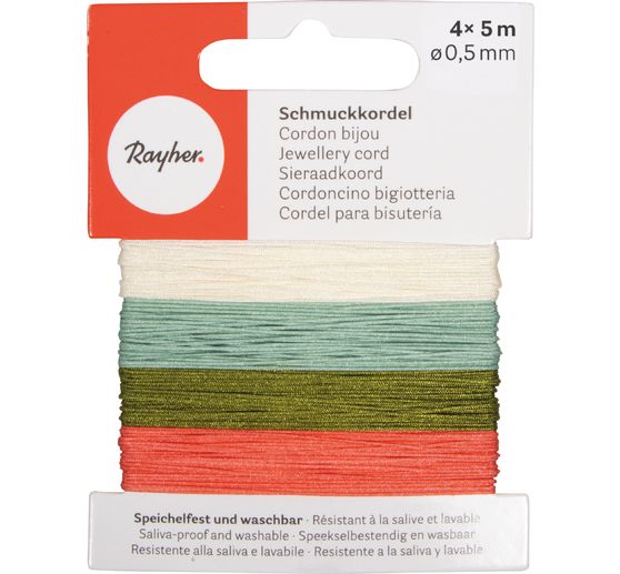 Cordon pour bijoux, 0,5 mm