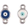 El&eacute;ments d&eacute;coratifs &laquo; Evil Eye &raquo; Argent