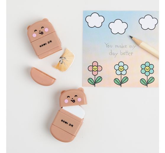 Gomme avec taille-crayon