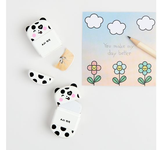 Gomme avec taille-crayon