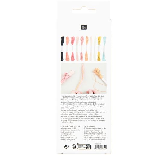 Kit cr&eacute;atif bracelets de l'amiti&eacute;