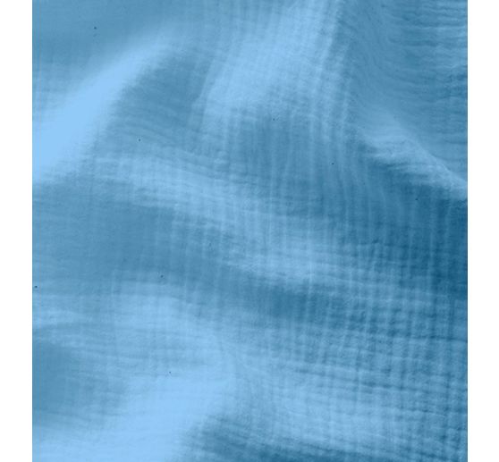 Tissu mousseline en coton au m&egrave;tre &laquo; Uni &raquo;