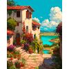 Diamond Painting Set, 40 x 50 cm Villa by the lake