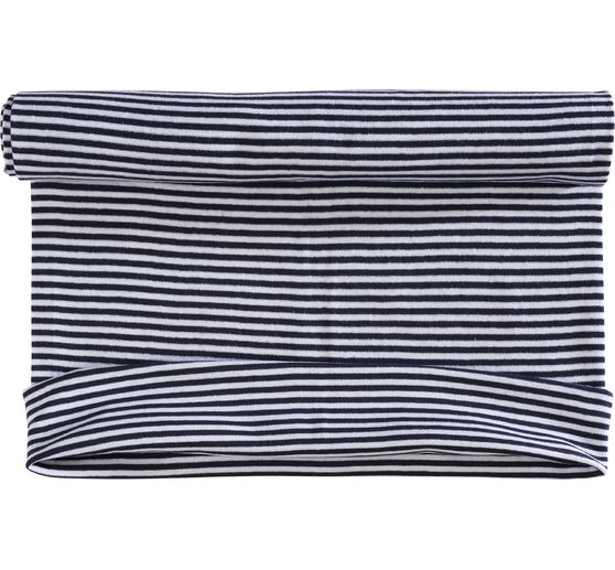 Tissu bord c&ocirc;te 1x1 au m&egrave;tre &laquo; Rayures 3 mm &raquo;