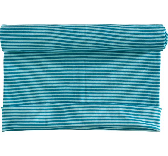 Tissu bord c&ocirc;te 1x1 au m&egrave;tre &laquo; Rayures 3 mm &raquo;