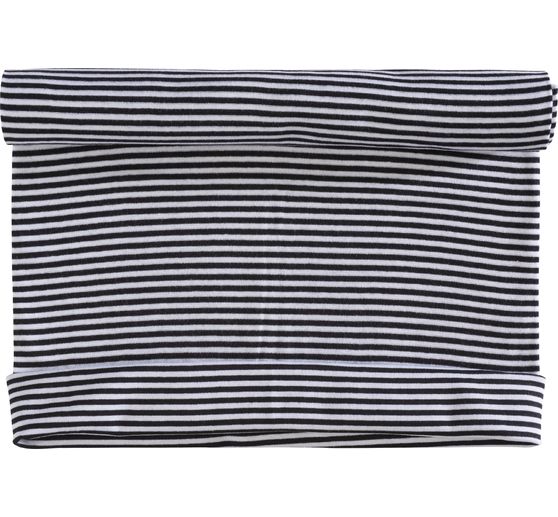 Tissu bord c&ocirc;te 1x1 au m&egrave;tre &laquo; Rayures 3 mm &raquo;