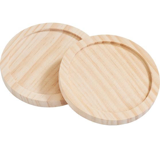 VBS Wooden coasters, set of 2