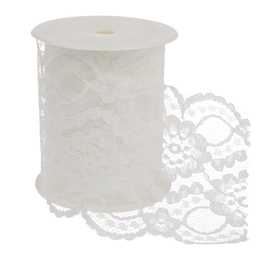 Ruban dentelle, Crème