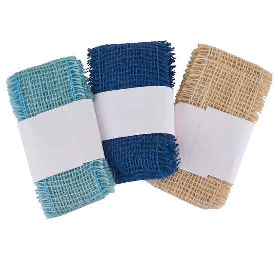 Rubans de jute « Shabby Seaside », 3 pc.