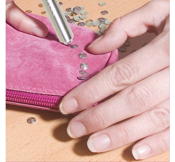 Set complet applicateur strass, avec 12 embouts