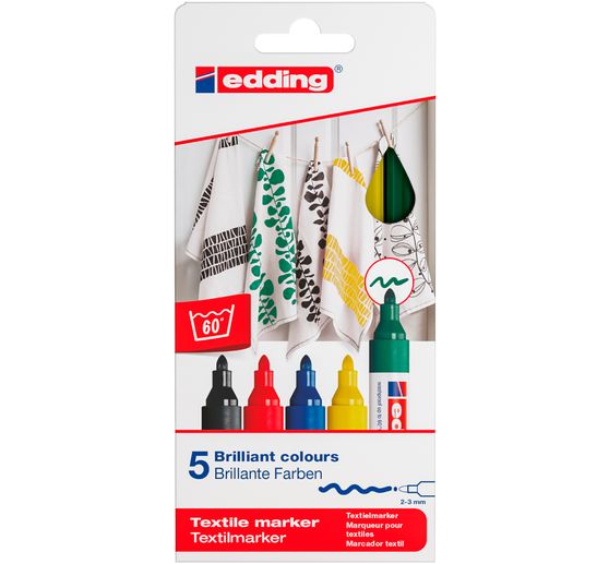 Marqueurs pour textiles edding 4500