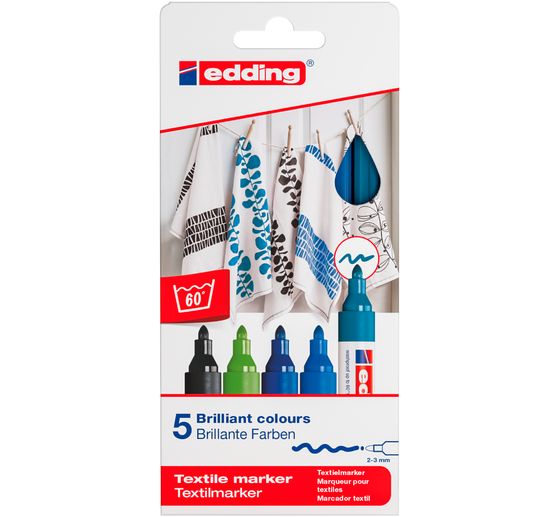 Marqueurs pour textiles edding 4500