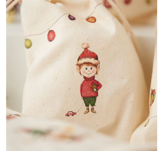 VBS Cotton bag "10 x 15 cm", 12 pieces