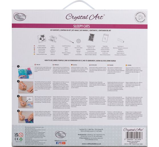 Diamond Painting &laquo; Crystal Art Kit &raquo;, 30 x 30 cm