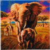 Diamond Painting &laquo; Crystal Art Kit &raquo;, 30 x 30 cm Elephants
