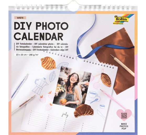 DIY Photo calendar "White"