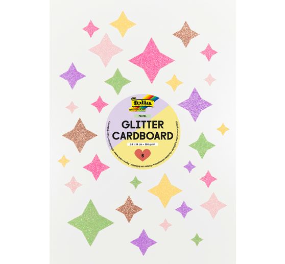 Carton &agrave; paillettes Rainbow