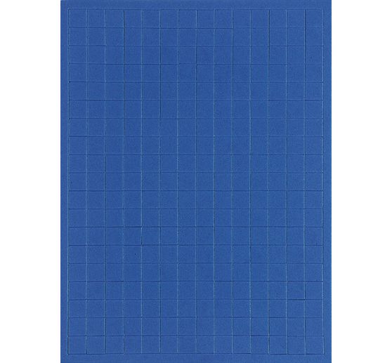 Foam rubber mosaic, self-adhesive