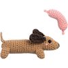Mini crochet set Sausage Dog