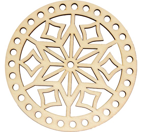 Disque &agrave; macram&eacute; rond, 15 cm