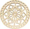 Disque &agrave; macram&eacute; rond, 15 cm