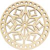 Disque &agrave; macram&eacute; rond, 15 cm Etoile