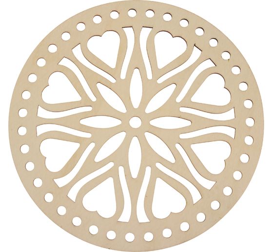 Disque &agrave; macram&eacute; rond, 20 cm