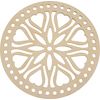 Disque &agrave; macram&eacute; rond, 20 cm C&oelig;urs