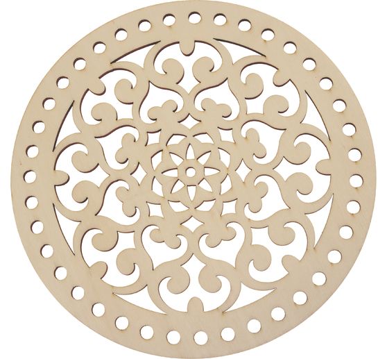 Disque &agrave; macram&eacute; rond, 20 cm