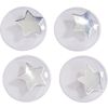 Wiggle eyes self-adhesive "Stars", &Oslash; 35 mm Silver