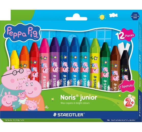 Craies de cire Noris junior &laquo; Peppa Pig &raquo;