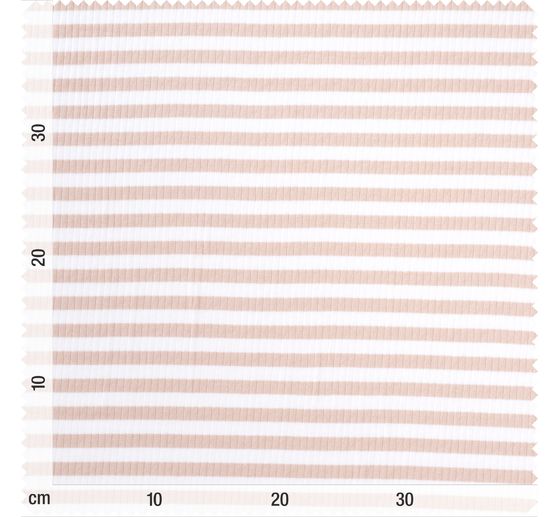 Rib jersey fabric "Stripes"