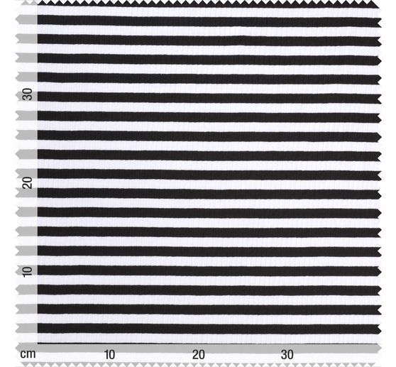 Rib jersey fabric "Stripes"