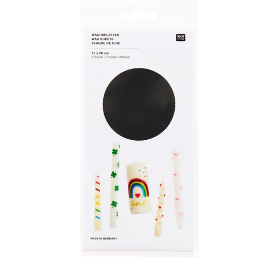 Plaques de cire, 20 &times; 10 cm, 2 pc.