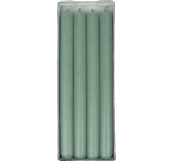 Taper candles, solid‑coloured, pack of 4