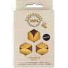 Bougies chauffe‑plat en cire d&rsquo;abeille 100 %, lot de 6 Sans coupelle aluminium