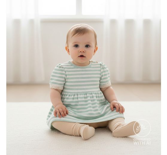 Rib jersey fabric "Stripes"