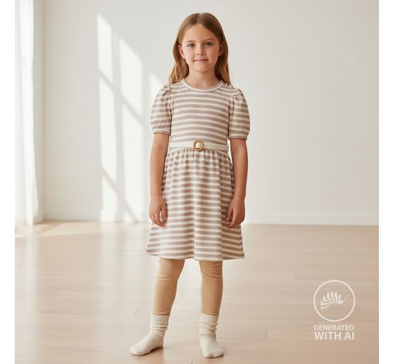 Rib jersey fabric "Stripes"