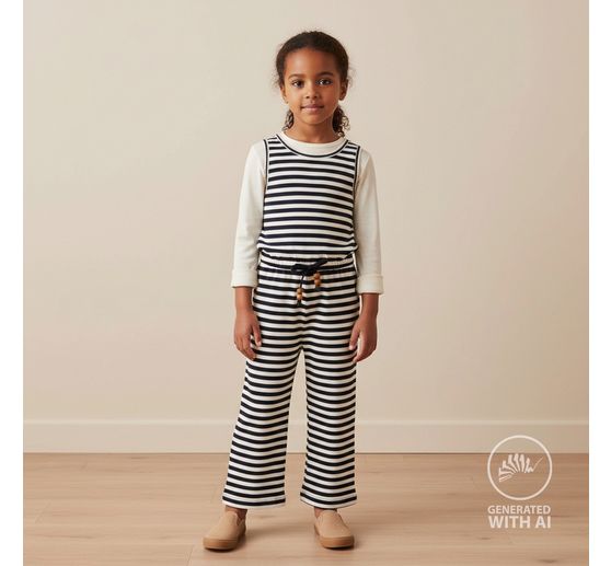 Rib jersey fabric "Stripes"