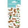 Epoxy stickers Dachshund
