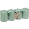 Bougies piliers &laquo; Nature &raquo;, lot de 4 Sauge