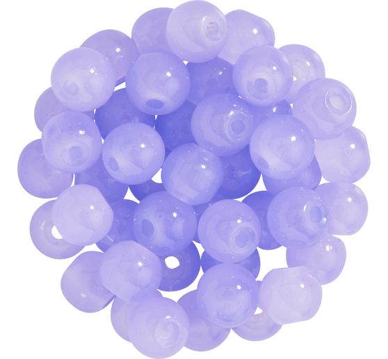 Glass beads "Pastel", 6 mm