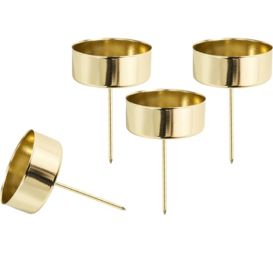 Supports &agrave; bougie chauffe-plat en m&eacute;tal