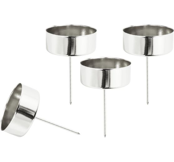 Supports &agrave; bougie chauffe-plat en m&eacute;tal