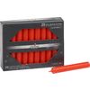 Bougies pour sapin de No&euml;l teint&eacute;es dans la masse, lot de 20 Rouge