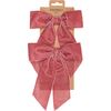 N&oelig;uds d&eacute;coratifs &laquo; Velours &raquo;, 2 pi&egrave;ces Rose fuchsia