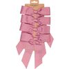 N&oelig;uds d&eacute;coratifs, 4pi&egrave;ces Rose fuchsia